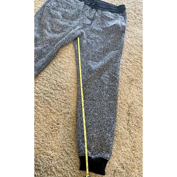 South Pole Joggers Mens Lined Sweatpants Size XL Marled Black Pant - Picture 2 of 7